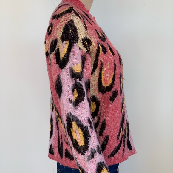 Animal Print Mockneck Sweater - Picture 9 of 9
